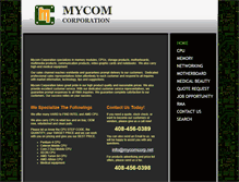 Tablet Screenshot of mycomcorp.net